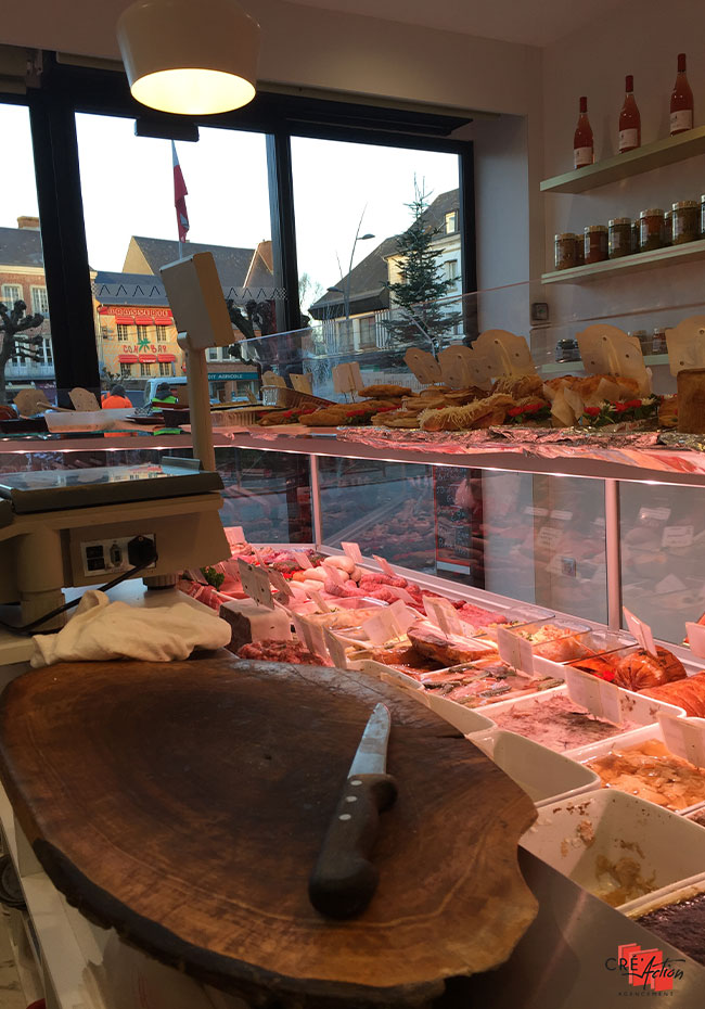 agencement interieur boucherie